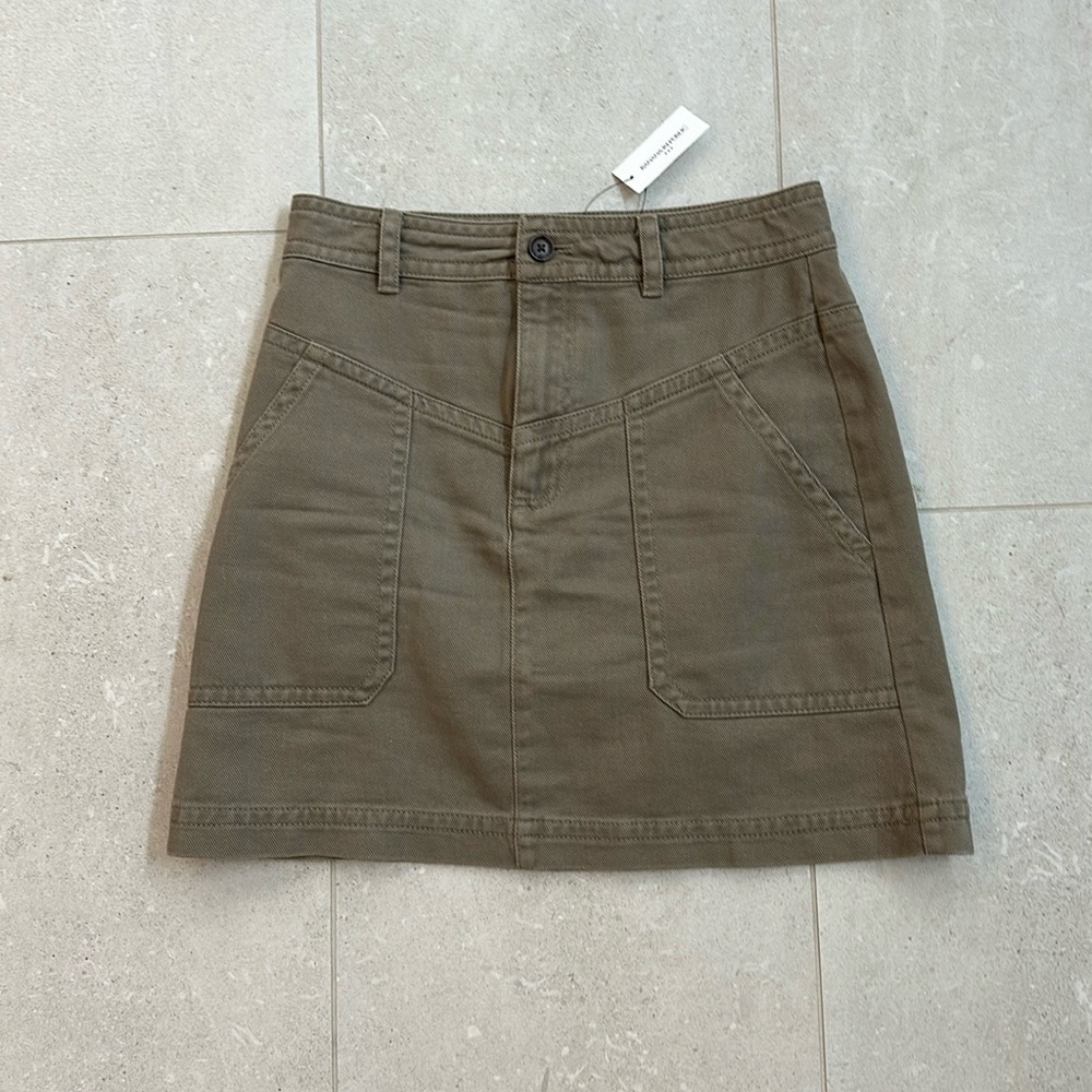 Utility mini skirt
